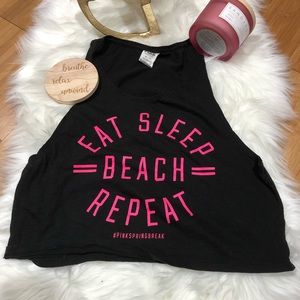 Pink Victoria’s Secret, gym clothes, beach clothes